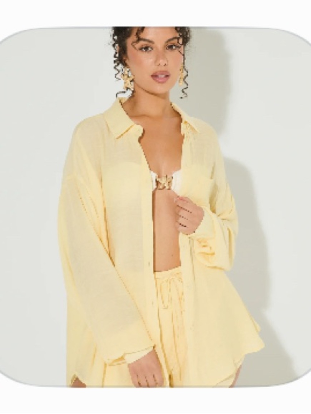 Noughts & Kisses
LANA Lemon Linen Shirt and Short Co Ord
